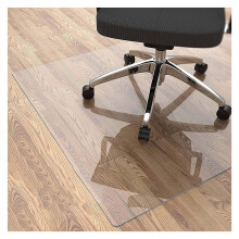 PVC Chair Mat for Hardwood Floors 180x250cm Clear Non Slip Transparent Floor Protector Durable Tear Resistant