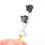 2Pcs Road Signal Light Model Miniature Sand Table Building Material 8
