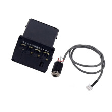 Acoustic Guitar Pickup with Tuner, Dual Band EQ Preamp System for Natural Acoustic Tone