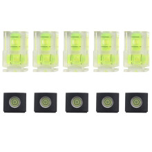 10 Pack Hot Shoe Level, Hot Shoe Bubble Level Camera Hot Shoe Cover 2 Axis Bubble Vattenpass för DSLR Filmkamera