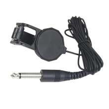 Clip On Acoustic Guitar Pickup with 2.5m Cable, Clear Sound Sensor for Recording and Beginner Use
