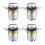 4 Pcs Strainer Basin Press-Type Plug Bathroom Deodorant Anti-Clogging 5