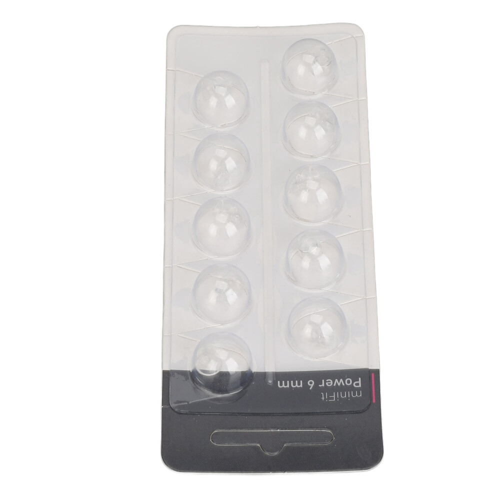 10PCS Silicone Hearing Ear Tips 6mm Dual Layer Closed Sound Aid Domes