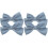 4 Pcs Bow Shoe Clips Removable Buckles Charms Accessories 3