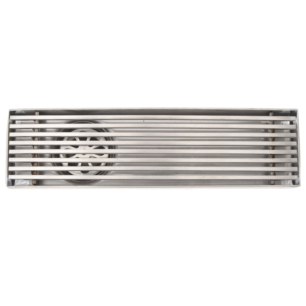 Stainless Steel Linear Shower Drain 20Cm X 5.5Cm For 2.0In Pipe 9471388814632