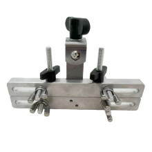 Adjustable Handbell Stand with Durable Metal Base, Nonslip Clamp and Foldable Design for Performance