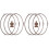 2 Sets Microwave Turntable Holder Plate Ring 4