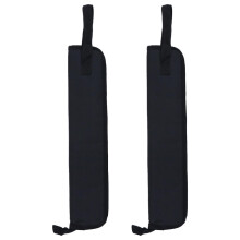 2pcs Black Drumstick Bag with Handle Strap, Protective Storage Case for Home and Outdoor Use