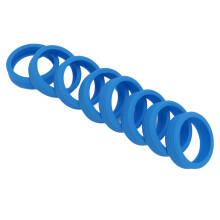 8 pièces de housses en silicone pour roulettes de valise, réduction du bruit, 5x1,5 cm
