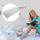 1Pc Durable Memory Foam Back Cushion Multipurpose Knee Pillow White 6