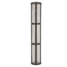 Ensemble de 4 filtres pour pistolet à peinture, maille 60, en fer, PC, 18x3 cm, noir