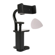 Guitar Phone Holder Adjustable and 360 Rotatable Guitar Mount with Assorted Color Picks