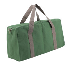 Waterproof Canvas Wide Mouth Tool Storage Bag 12" with Adjustable Strap