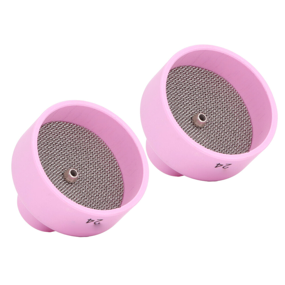 2Pcs Tig Welding Cup Set 24# Ceramic Nozzle 2.4Mm Center Hole 4931388815626
