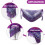 Belly Dance Hip Scarf Sequin Triangle Waist Wrap 8