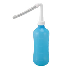 Bottiglia di Neti in silicone blu da 500 ml in ABS per risciacquo nasale, adatta a adulti e bambini
