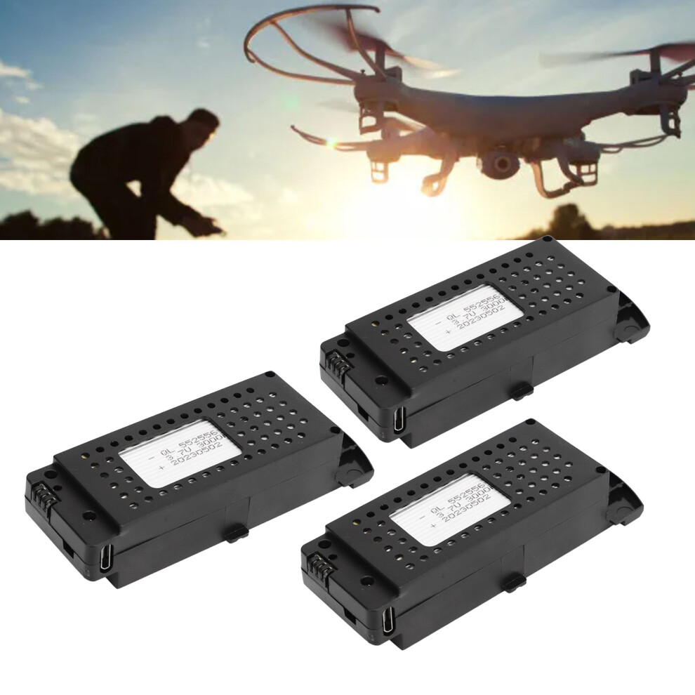 3 Pcs 3000Mah Lithium Battery For Rc Aircraft G6/S6 With Charger 8771388816126