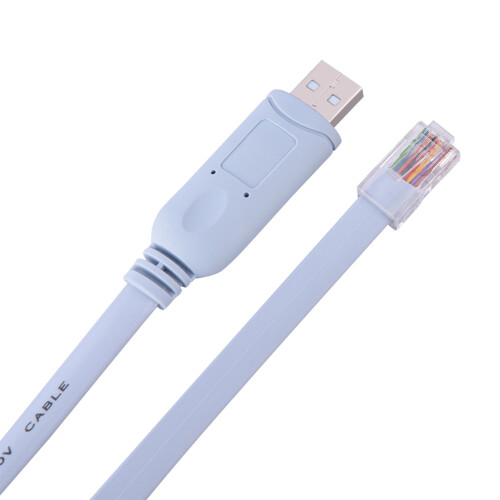 Flat USB to RJ45 Cable for Router Setup 2