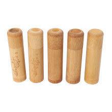 5pcs Travel Bamboo Tea Canister Set—12cm Storage Jars for Coffee & Nuts