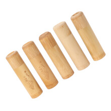 5 Stück Bambus-Teedosen 12cm Aufbewahrungsdosen für Kaffeebohnen & Nüsse