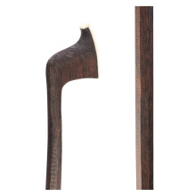 4/4 Full Size Sandalwood Violin Bow Blank with PreEngraved Head for Luthier Making