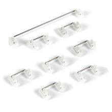 Klawiatura Mechaniczna PrzełąCznik Mx Pcb Mounted Stabilizer Przezroczysta Przezroczysta Obudowa 6.25U Stabilizator Klucza Modyfikatora