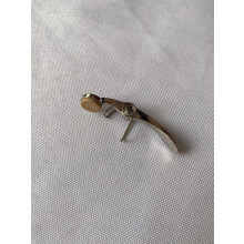 Trumpet Water Key with Spring and Cork Pad, Durable Brass Replacement Parts for Effective Moisture Removal