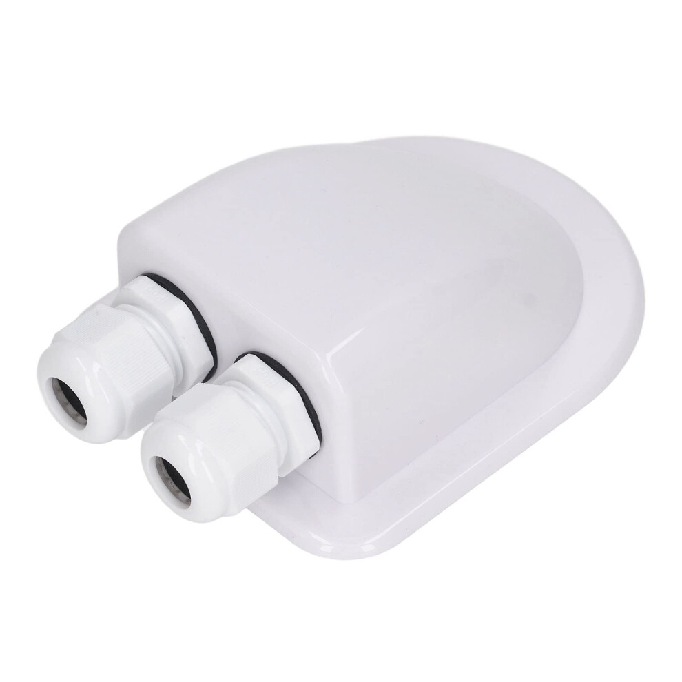Solar Cable Entry Gland Box Waterproof Double Cable Entry For Pv Roof Wiring White 9073542476634
