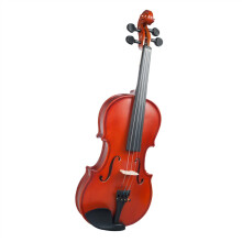 4/4 Acoustic Violin Set with Case Bow Rosin Tuner Matte Finish Beginner Starter Kit