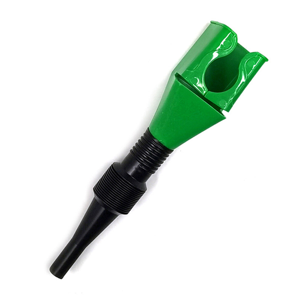 (Green) Auto Fuel Funnel - Retractable & Wide Mouth Green 6434023458359