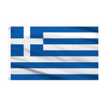 Greek Flag 90X150cm Polyester Size 4 Machine Washable National Banner Republic Flag for Festive
