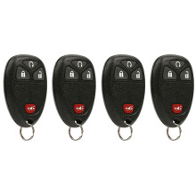 4X Key Fob Keyless Entry Remote for Chevy Silverado Traverse Equinox Avalanche/ Sierra 2007-2016, 15913421 OUC60270