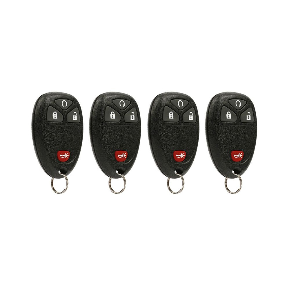 4X Key Fob Keyless Entry Remote For Chevy Silverado Traverse Equinox Avalanche/ Sierra 2007-2016, 15913421 Ouc60270 4712683107605