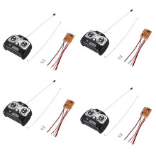 4X 5CH 27Mhz Remote Controller Unit Receiver Circuit Board+Remote Control for RC Tank Car Toy Radio System