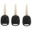 3X 2 Button Remote Key Shell for  Yaris 1