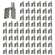 Conector de Abrazadera de PelíCula TéRmica de 160 Piezas,Accesorios de Clip de Plata Chapados en Cobre para Suelo CáLido,Abrazadera de PelíCula de