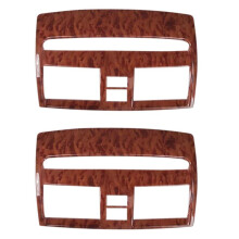 Für Camry 2006-2011 2PC Holz ABS Auto Vorne Mitte Klimaanlage Entlüftungsauslass Abdeckung Verkleidung Auto Styling Zubehör