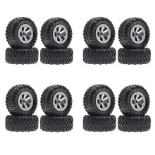16Pcs 73mm Tire Tyre Wheel for WPL C14 C24 B24 B36 MN D90 MN-90 MN99S FY003 FY004 RC Car Upgrade Parts Accessories