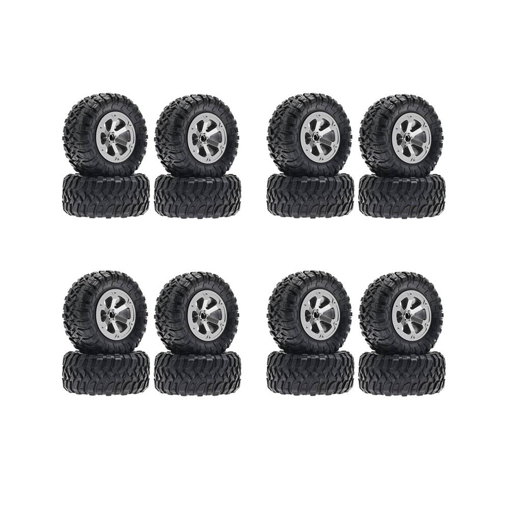 16Pcs 73Mm Tire Tyre Wheel For Wpl C14 C24 B24 B36 Mn D90 Mn-90 Mn99s Fy003 Fy004 Rc Car Upgrade Parts Accessories 4711693627691