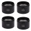 4X Lente Objetiva Auxiliar de Microscópio Estéreo Wd165 0,5X Lente Barlow com Rosca de Montagem de 1-7/8 Polegadas (M48mm) 1