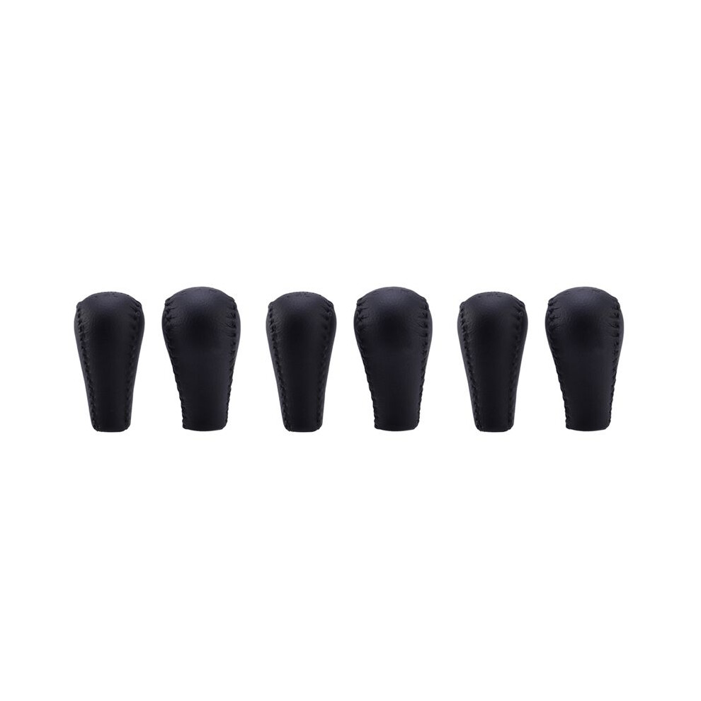 3X 5 Speed Lether Car Gear Shift Konb Gaiter Shifter Knob For Patrol Gu Y61 Transmission Gear Knob Black 4711578687178