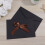 10Pcs Creative Bow Black Envelopes for Cards Classic Ribbon Tie Design 3