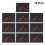 10Pcs Creative Bow Black Envelopes for Cards Classic Ribbon Tie Design 5
