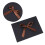10Pcs Creative Bow Black Envelopes for Cards Classic Ribbon Tie Design 6