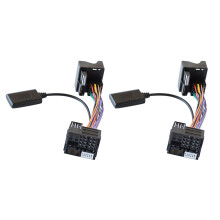 2X Car Audio 5.0 Receiver Aux Adapter for C2 C5 RD45 RD4 Radio Module Aux Cable