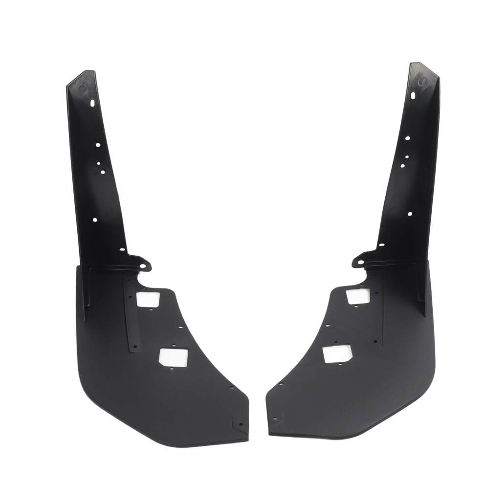 Abs Front Bumper Corner Spoiler For Mustang Gt500 2014-2021 Black 8741388821666