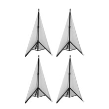 Universal Dj Light Speaker Stand Cover Double Sided Tripod Stand Skirt Scrim Cover Stretchable Material,4Pcs