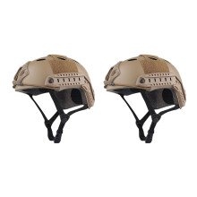 2X Army Style SWAT Combat PJ Type Fast Helmet for CQB Shooting Airsoft Paintball