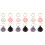 12Pcs Assorted Color Protective Case for Cat Pad Tracker Locator Cover 4
