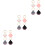 12Pcs Assorted Color Protective Case for Cat Pad Tracker Locator Cover 5